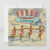 Girls Weekend Erfrischung Baby Dusche Einladungen (Vorderseite)