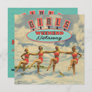 Girls Weekend Erfrischung Baby Dusche Einladungen