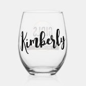 Girls Weekend Girls Club Weinglas Ohne Stiel (Rückseite)