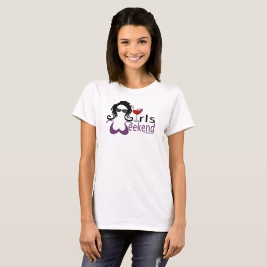 Girls Weekend Lila T-Shirt (Vorne ganz)