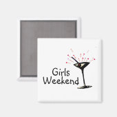 Girls Weekend Magnet (Vorderseite/Rückseite)