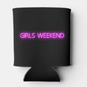 GIRLS WEEKEND Neon LED-Signatur Dosenkühler (Rückseite)