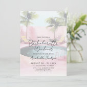 Girls Weekend Pink Pool Junggeselinnen-Abschied Einladung (Stehend Vorderseite)