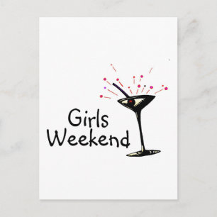 Girls Weekend Postkarte