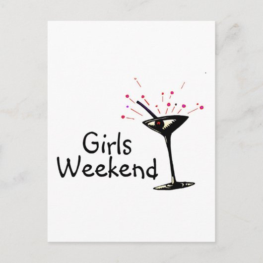 Girls Weekend Postkarte (Vorderseite)