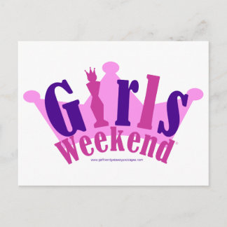 Girls Weekend Postkarte