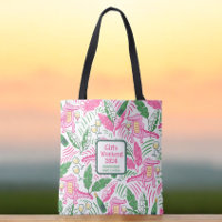 Girl's Weekend Preppy Alligator Rosa Grün