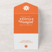 Girls Weekend Retro Junggeselinnen-Abschied All In One Einladung (Außenbereich)