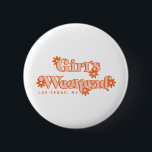 Girls Weekend Retro Junggeselinnen-Abschied Brie Button<br><div class="desc">Beginnen Sie das Party Wochenende mit diesem lustigen und retro Girls Weekend Button, der perfekt für Bachelorette und Geburtstagspartys geeignet ist! Freuen Sie sich auf die inspirierten Orangenblüten der 70er Jahre und den modernen, inspirierten Schriftart. Mit der oben stehenden Personalisierungsoption können Sie sich ganz einfach an Ihre Stadt und Ihren...</div>