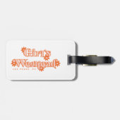 Girls Weekend Retro Junggeselinnen-Abschied Brie Gepäckanhänger (Rückseite horizontal)