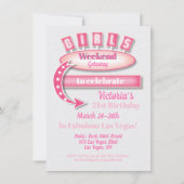 Girls Weekend Tour Las Vegas Einladung (Vorderseite)