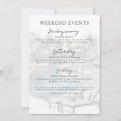 Girls Weekend Tropical Pool Junggeselinnen-Abschie Einladung (Rückseite)