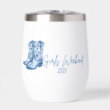 Girls Weekend Wine Tumbler - Western Thema
