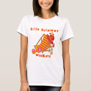 Girls Weggehen Wochenende T - Shirt und Geschenke