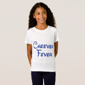 Girl's White T-Shirt with blue lettering (Vorne ganz)