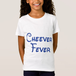 Girl's White T-Shirt with blue lettering