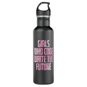 Girls Who Code Write The Future PC Edelstahlflasche