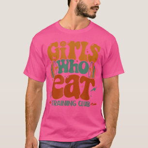 Girls Who Ess Training Club Barbell Fitness T-Shirt