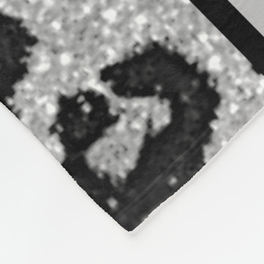 Girls "Wild About Cheer" Silberleopard Fleecedecke (Ecke)