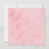 Girls Winter Onederland Woodland Erster Geburtstag Einladung (Rückseite)