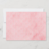 Girls Winter ONEderland Woodland Foto Geburtstag Einladung (Rückseite)