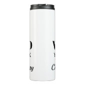 Girls Wochenende Reise Spaß Thermal-Taumelreise Sc Thermosbecher (Rückseite)