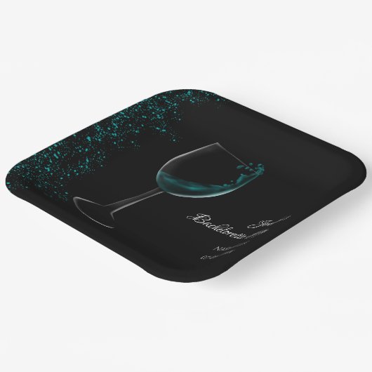 Girls-Wochenendmocktail Junggeselinnen-Abschied bl Pappteller (Gewinkelt)