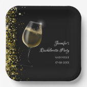 Girls-Wochenendmocktail-Junggeselinnen-Abschied Pappteller (Vorderseite)