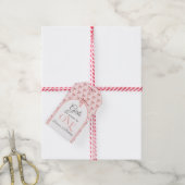 Girls wollen einfach nur ein rosa Bow sein erster  Geschenkanhänger (Mit Garn)