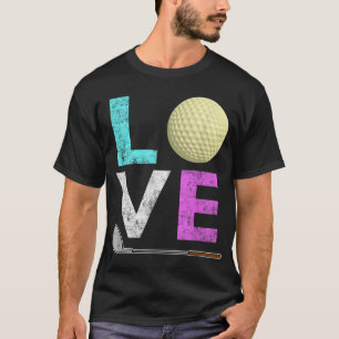 Girls & Women Liebe Golf Der beste Spaß T-Shirt