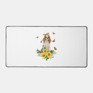 Girls Women Mama Cavalier King Charles Spaniel Dog Schreibtischunterlage