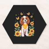 Girls Women Mama Cavalier King Charles Spaniel Dog Untersetzer (Vorderseite)