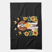 Girls Women Mom Cavalier King Charles Spaniel Dog Geschirrtuch (Vertikal)