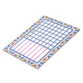 Girl's Women's Weekly Christmas Organizer Planner Notizblock (angewinkelt)