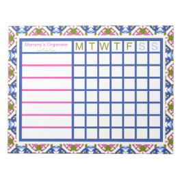 Girl's Women's Weekly Christmas Organizer Planner Notizblock