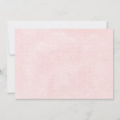 Girls Woodland Animals 1. Geburtstag Einladung (Rückseite)