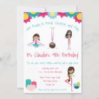 Girls Yoga Themed Birthday Party