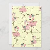 Girls'Pool Party Geburtstagsparty Einladung (Rückseite)