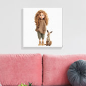 Girlstyle Leinwanddruck (Insitu (Wohnzimmer))