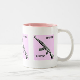 Girlvivalist AK-47 Tasse