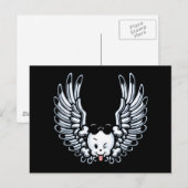 Girlwing Postkarte (Vorne/Hinten)