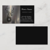 girly abstrakte Rotwildgeweih-Rotwild-Silhouette Visitenkarte (Vorne/Hinten)