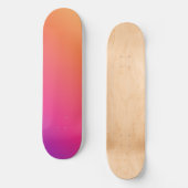 Girly Aesthetic Colorful Skateboard (Vorderseite)