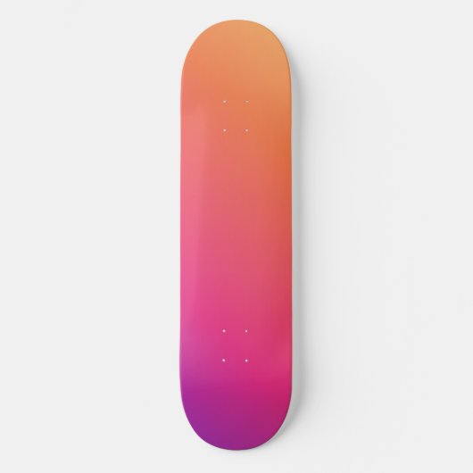 Girly Aesthetic Colorful Skateboard (Vorderseite)