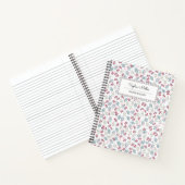 Girly Aesthetic Floral Coquette Notebook Spiral Notizblock (Innenseite)