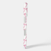 Girly Aesthetic Ribbon Coquette Pink Bowles Case-Mate iPhone Hülle (Rückseite / Rechts)