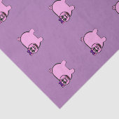 Girly angefülltes Schwein Seidenpapier (Ausschnitt)