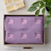 Girly angefülltes Schwein Seidenpapier (Geschenk)