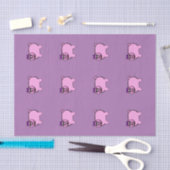 Girly angefülltes Schwein Seidenpapier (Handwerk)