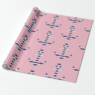 Girly Ankermuster Geschenkpapier